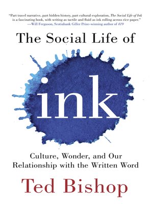 cover image of The Social Life of Ink